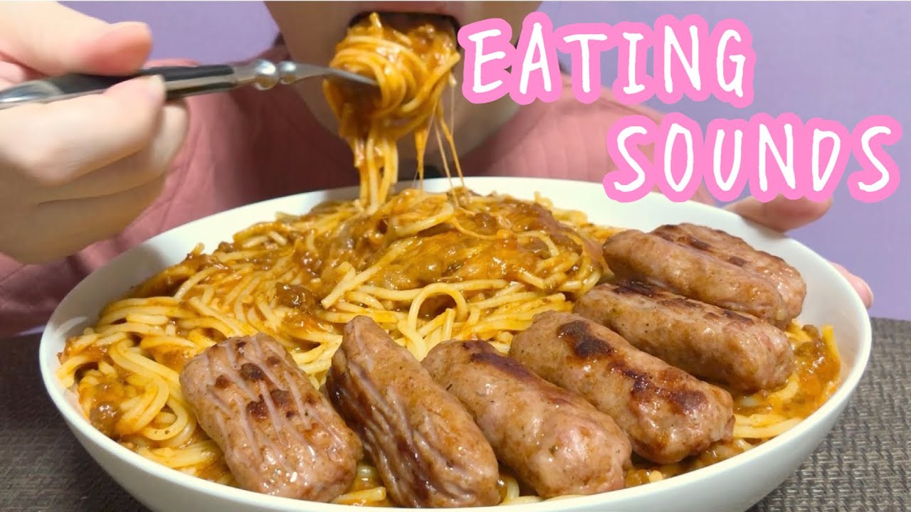 《Eating sounds》チーズミートソーススパゲティと人生初モーニングサーブ!