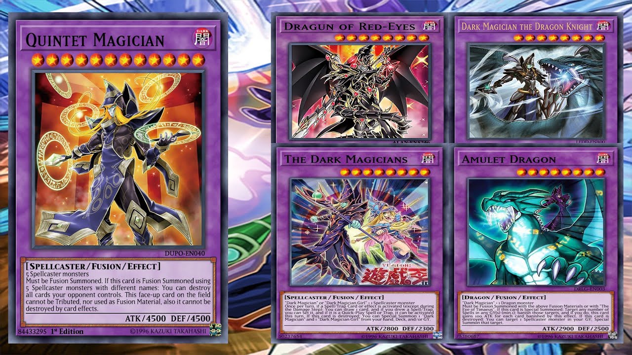 Yu Gi Oh Quintet Magician Deck Dark Magician Master Rules 2020 Revision Ygopro Youtube