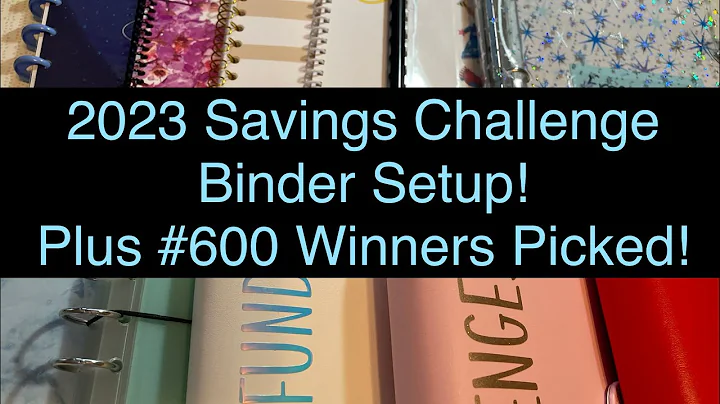2023 Savings Challenge and Binder Setups l 600 Sub...