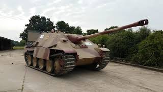 Jagdpanther Loaded Into Transport Ahead of Event