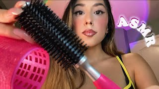ASMR Hair Rolling, Personal Attention RP Heatless Curls 🎀 Hairplay