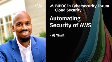 Automating Security on AWS | BIPOC in Cloud Security Forum