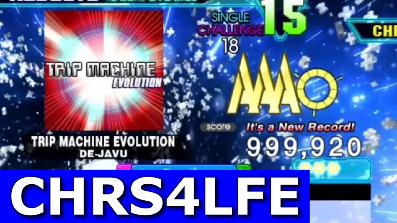 TRIP MACHINE EVOLUTION (CSP18) 8p PFC 999,920 World Record [DDR A20