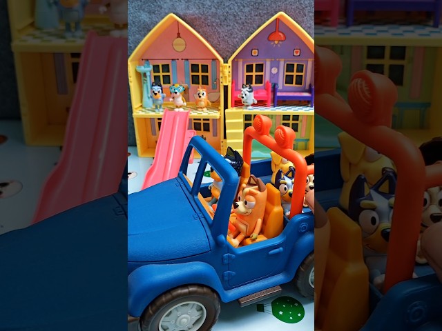 Satisfying with Unboxing & Review Bluey Playset Toy ASMR #toys #bluey #shorts