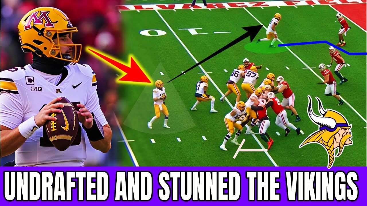 UNREAL! FIRST LOOK: VIKINGS STEAL QB MAX BROSMER UNDRAFTED WITH HIGH-LEVEL TALENT! ( FILM BREAKDOWN)