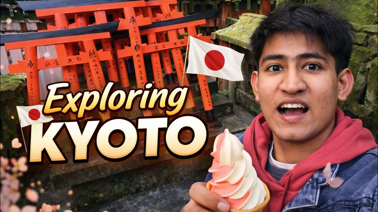 Exploring kyoto vlog⛩️🇯🇵| Indian in Kyoto | Aarav Rawat