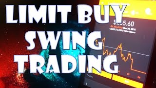 Robinhood APP - How to use LIMIT Orders to SWING TRADE the Stock Market