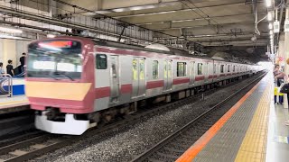 北千住駅にて、JR東日本E531系0番台K423編成 出発シーン
