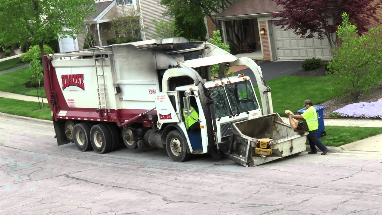 Rumpke yard waste pickup YouTube