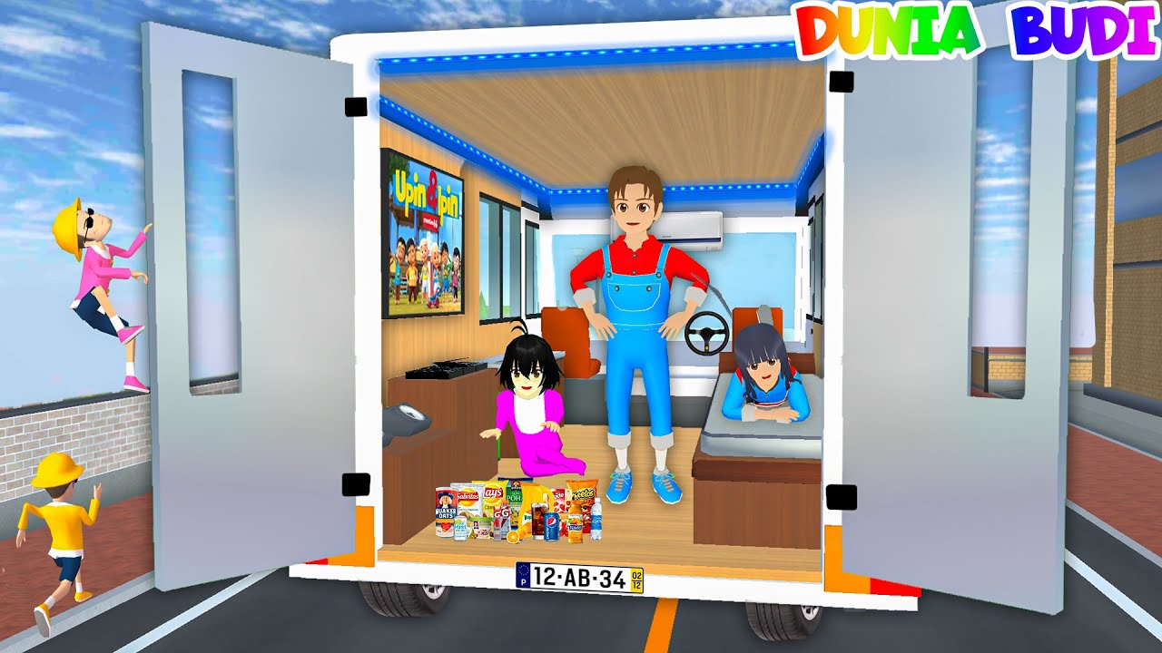 Yuta Mio Buat Kamar Rahasia Dalam Mobil Van Berhantu!! | Baby Celine Senang Ada Banyak Makanan