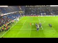 Dinamo Zagreb fans after match at Stamford Bridge