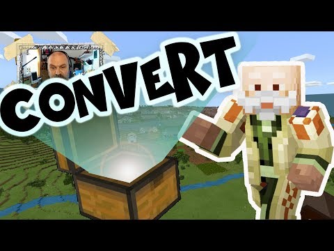 Convert Java Minecraft worlds to Bedrock with MCCTool Chest Tutorial