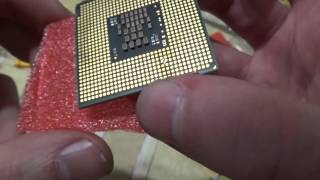 Процессоры xeon l5420 и x5260 (распаковка)