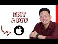 How To Edit a PDF on MacBook (Quick Tutorial)