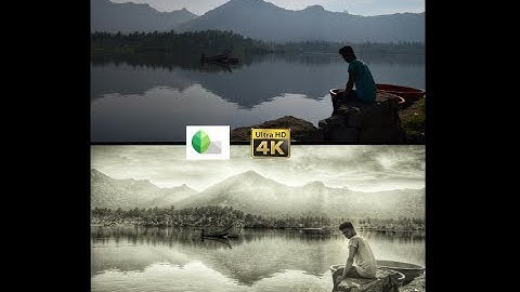 TUTORIAL : How to Create  HDR and BLACK & WHITE EFFECTS Using Snapseed  #05 4k