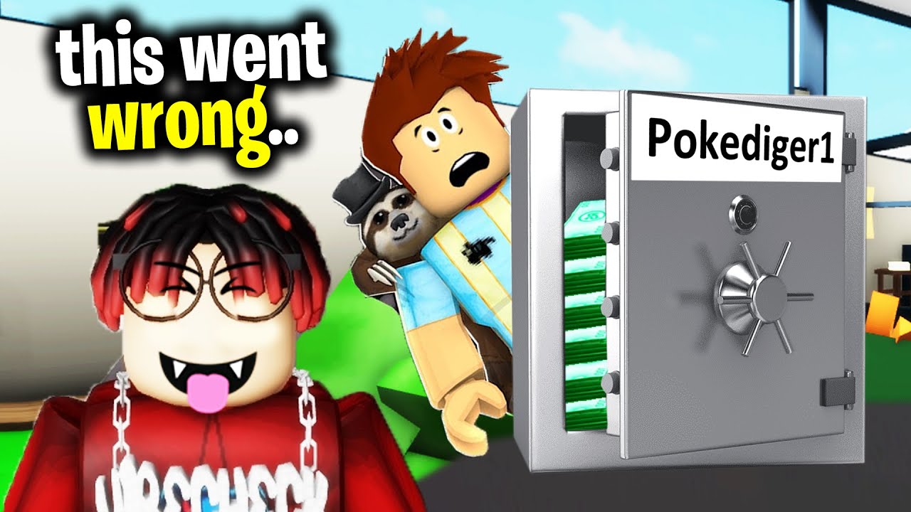 I Opened Poke S Secret Vault Robbery In Brookhaven - what is pokes roblox name