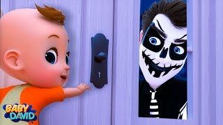 Who is Knocking At The Door? | Halloween Songs for Kids \& Nursery Rhymes