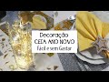 Decoração de Mesa de Ano Novo, Gastando Pouco, DIY