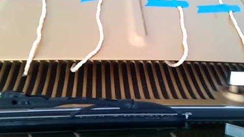 Cowl hood airflow test