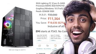 I TRIED Gaming + Editing on 10,000/-RS PC From AMAZON!  Result Will Shock You! i5 /8GB RAM