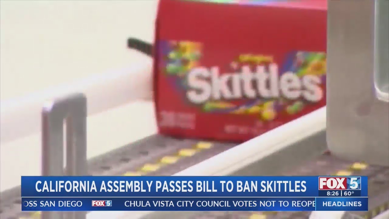 California Assembly Passes Bill To Ban Skittles YouTube