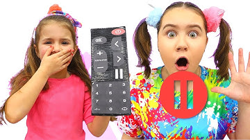 Ruby and Bonnie Play Pause each other with remote and other fun Challenges