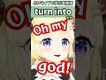 すき焼きにされる危機を感じたわためぇで覚える"turn into"の意味【ホロライブ/角巻わため/切り抜き/英語】 #Shorts