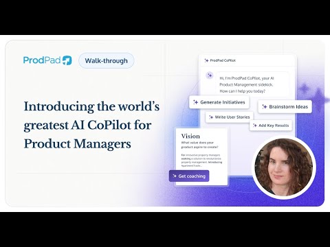 Introducing ProdPad CoPilot for Product Managers - video from Prodpad