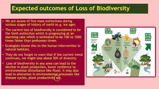 Biodiversity  Conservation and Environmental Issues Lec -2
