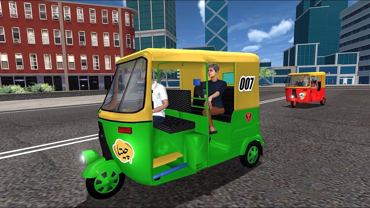 Real Tuk Tuk Rickshaw Driving Walkthrough | IOS GamePlay