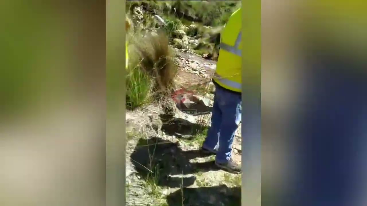 INSPECCIONAN PRINCIPAL FUENTE DE ABASTECIMIENTO DE AGUA A CAJAMARCA