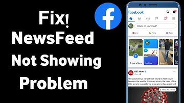How To Fix NewsFeed Not Showing Problem.