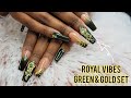 Royal Vibes Green &amp; Gold Set |Client Work|