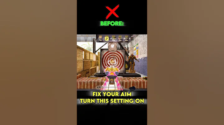 How To Improve Aim + Low Recoil - CODM #codm #settings #mobile #aim #recoil #trending #shorts