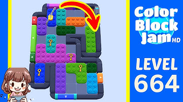 Color Block Jam Level 664 Solution Walkthrough