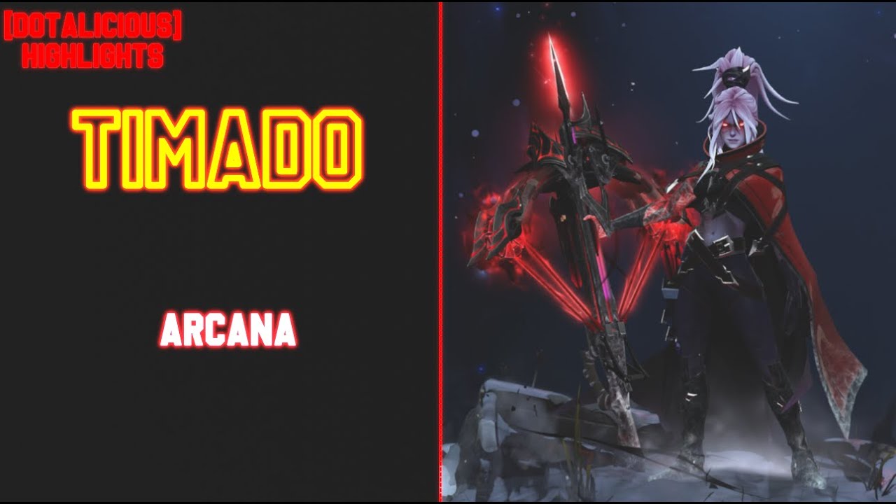 Timado Arcana Drow Ranger vs Daxak Tidehunter Dota 2 Highlights
