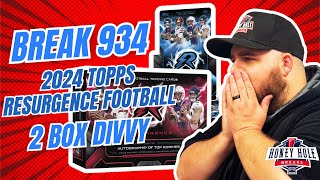 2024 Topps Resurgence Football Breaker's Delight & Hobby - 2 Box Random Division Break #934