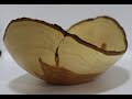 Woodturning | Natural Edge Apple Bowl From Free Wood for YTCCC2021 Challenge