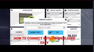 how to connect with friends code in dream league soccer 2021 screenshot 3