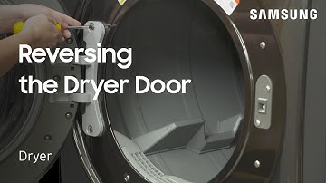 How to reverse the door on your Samsung Dryer | Samsung US
