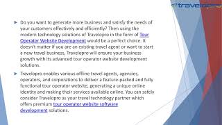 Tour Operator Website Builder