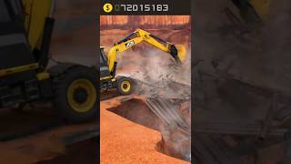 New Bridge Construction Gameplay With JCB #fs18 #viralshort #newshort #trendingshort #short #shorts