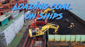 Loading Coal on Ships - Cinematic DJI Mavic Pro