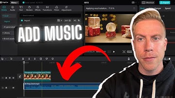 How to Add Music in Capcut PC