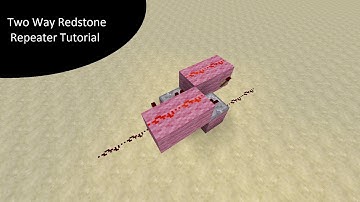 Two Way Redstone Repeater Tutorial