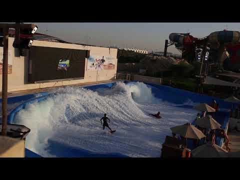 Best Riders on the FlowRider FlowBarrel Ten Double at Yas Waterworld Abu Dhabi Dubai