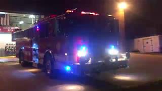 Highlands Fire Department 17-76 backing into quarters