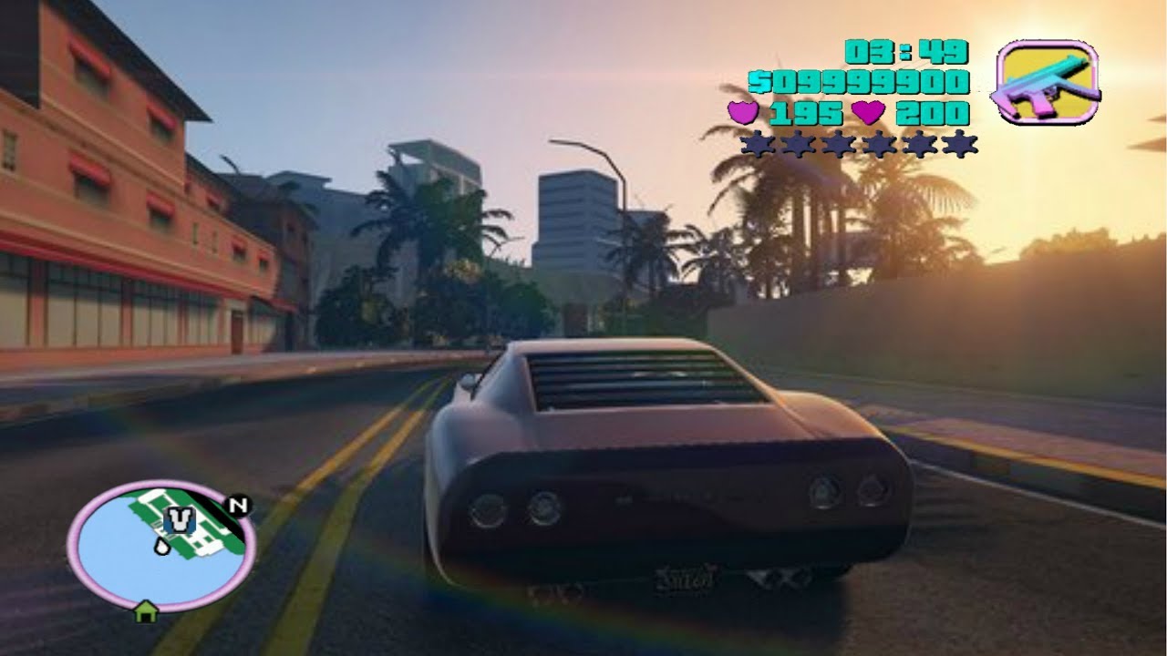 Grand Theft Auto Vice City Remastered Ultra Realistic Graphics Grand Theft Auto Vice City Remastered Ultra Realistic Graphics Gameplay