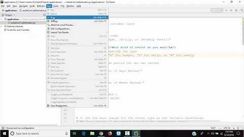 Python App: Rental Car Cost Estimator