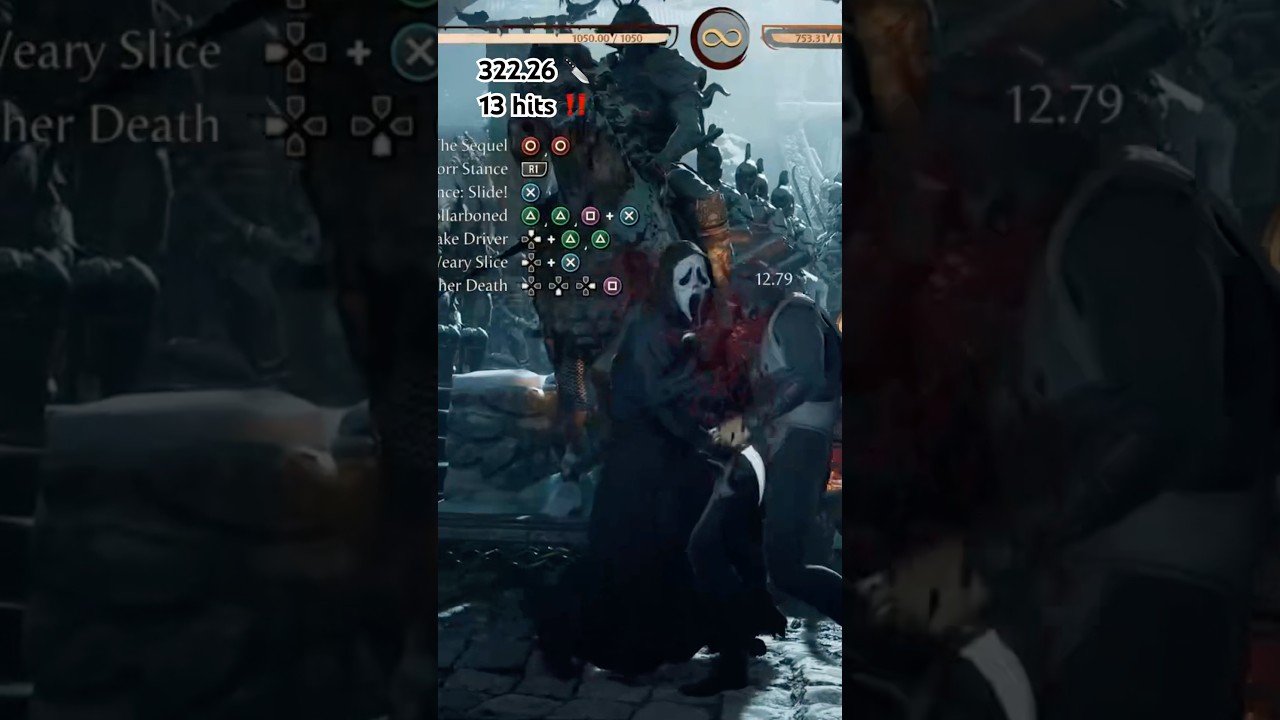 Ghostface Mk1 Combo 2‼️🔪🩸 